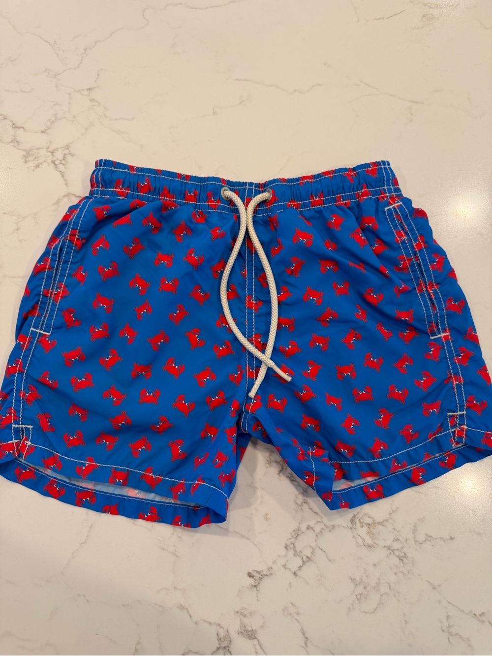 MC2 Saint Barth size 8 BOY SWIM SHORTS WITH CRAB PRINT